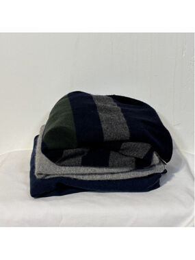 Cashmere Craft Lot Navy Blue Gray Sweaters 100% Cashmere 650 grams Flaws
